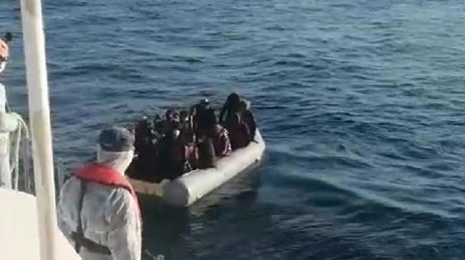 Ege sularındaki göçmenler kurtarıldı
