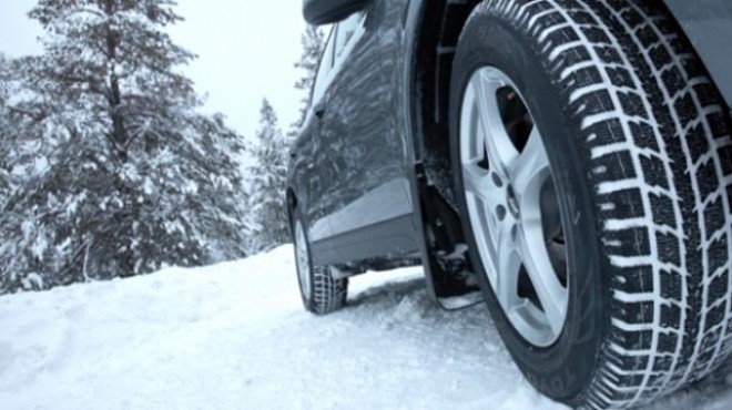 EGM den sürücülere  kış lastiği  uyarısı