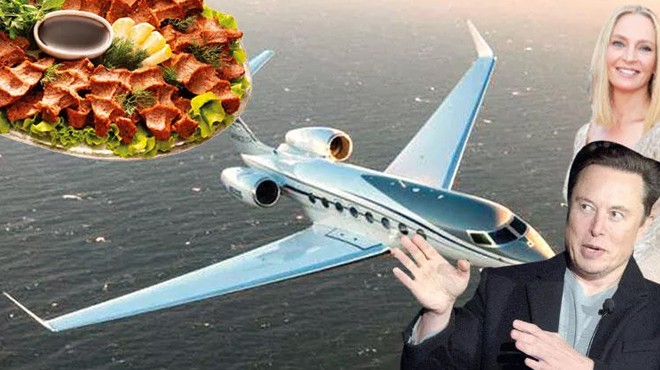 Elon Musk tan özel uçağına çiğ köfte siparişi