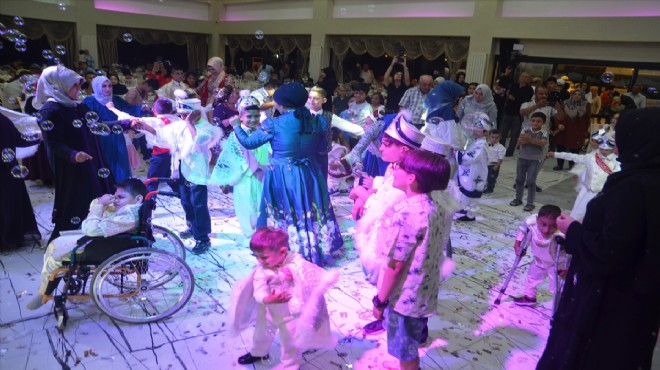 Engelli çocuklar için sünnet düğünü gerçekleştirildi