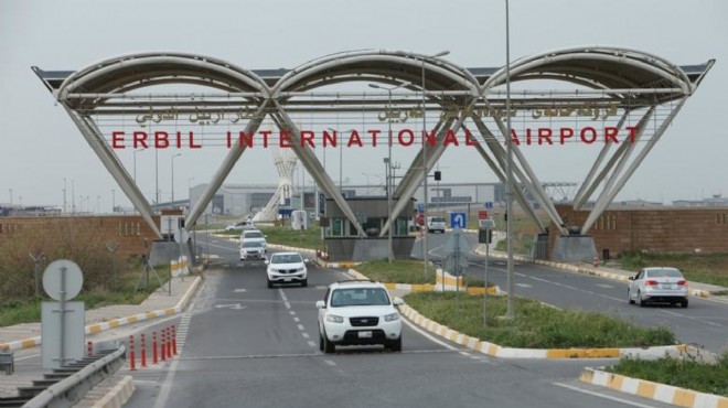 Erbil Havalimanı na füzeli saldırı