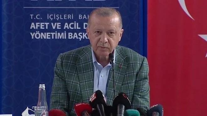 Erdoğan afet bölgesi için yapılacak yardımları açıkladı