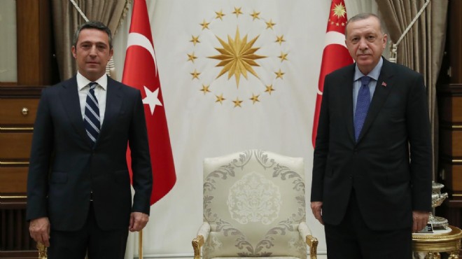 Erdoğan, Ali Koç u külliyede ağırladı