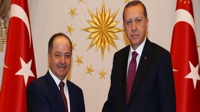 Erdoğan Barzani yi kabul etti: Neler konuşuldu?