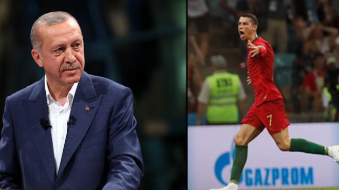 Erdoğan, Ronaldo nun yeni adresini duyurdu
