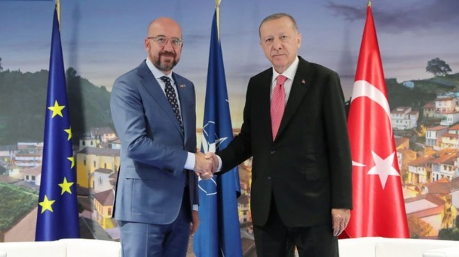 Erdoğan dan AB Konseyi Başkanı ile kritik görüşme