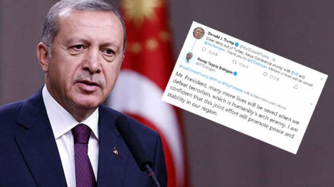 Erdoğan dan ABD Başkanı Trump a cevap!