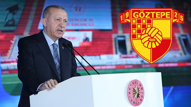 Erdoğan dan açılışta Göztepe-Fenerbahçe maçı yorumu: Akşam bize güzel bir sürpriz yaptılar!