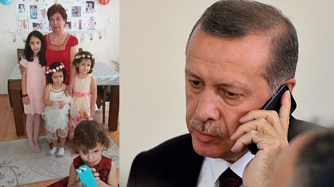 Erdoğan dan İzmir depreminde can veren babaanne ve torunları için taziye