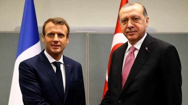 Erdoğan dan Macron a seçim tebriği