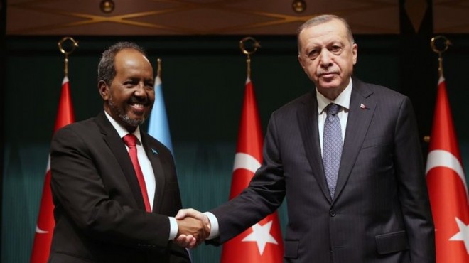 Erdoğan dan Somali Cumhurbaşkanı ile görüşme