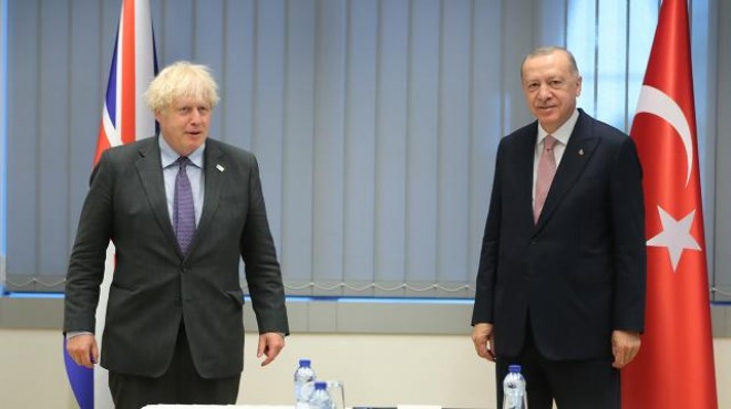 Erdoğan, Johnson ile tahıl koridorunu görüştü