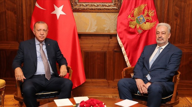 Erdoğan, Karadağ Başbakanı nı kabul etti