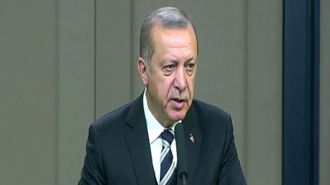Erdoğan: Terör örgütünü ABD nin yanına...
