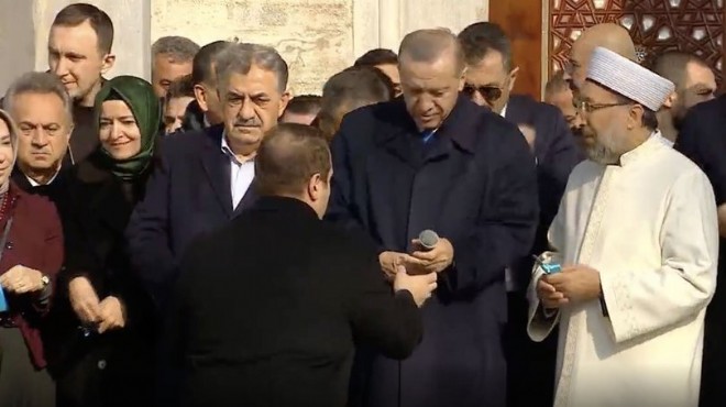 Erdoğan, Yeni Cami nin açılışında hatırasını anlattı