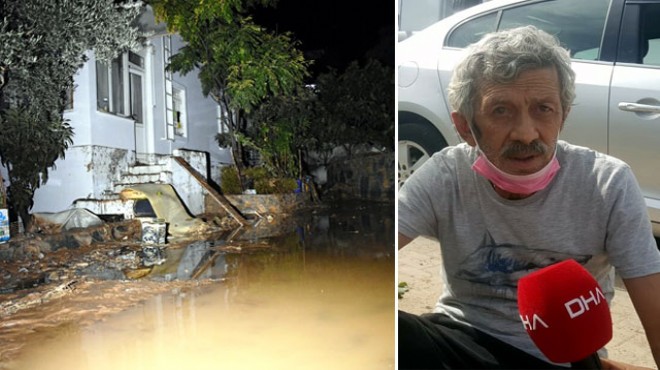 Evini su basan tesisatçıyı komşuları kurtardı