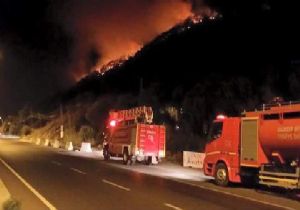 Turistik ilçede orman yangını: 4 hektar kül oldu 