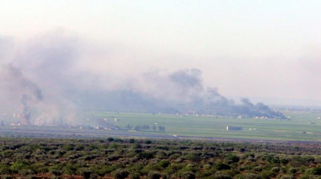 Flaş! Koalisyon uçakları IŞİD i vuruyor
