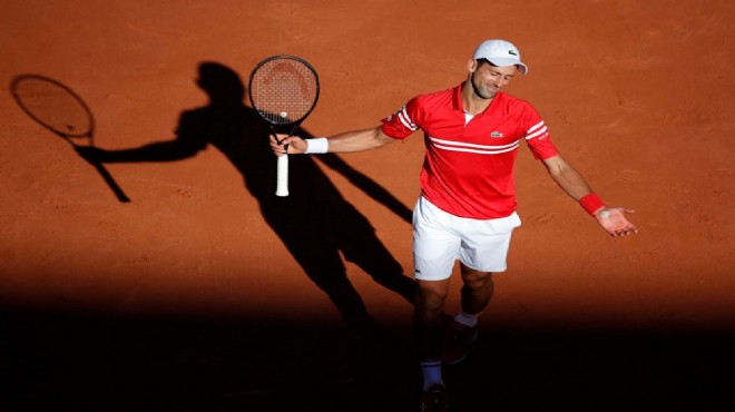 Fransa Açık ta şampiyon Novak Djokovic