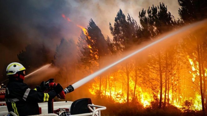 Fransa da orman yangınları 4.gününde