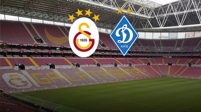 Galatasaray ile Dinamo Kiev, barış için maça çıkıyor