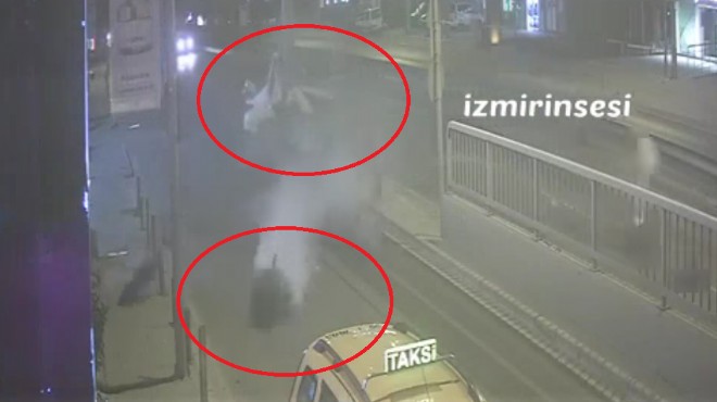 Gaziemir’de ölümlü kaza… Aracın motoru 30 metre fırladı!
