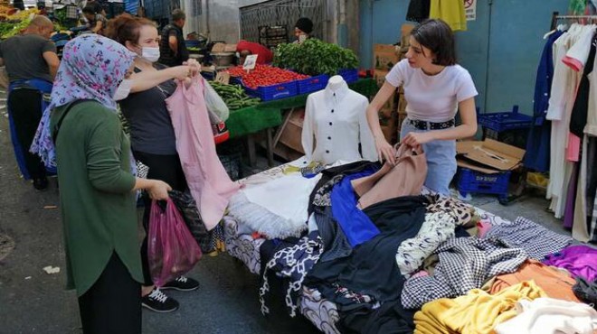 Giyimcilere uğrayan bile yok: Korona pazar yerlerini vurdu!