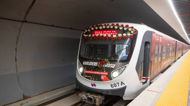 Görkemli törenle açılmıştı... Narlıdere Metrosu 15 Nisan’a kadar ücretsiz!