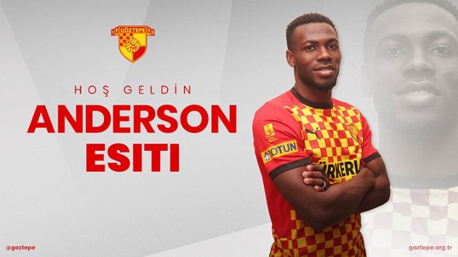 Göztepe, Galatasaray ın ilgilendiği Anderson Esiti yi transfer etti