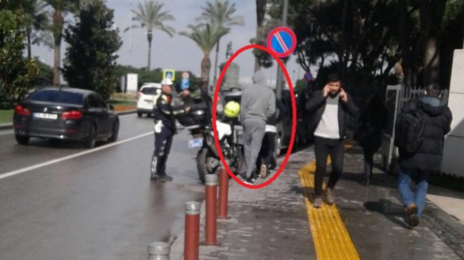 Göztepeli Demba Ba, İzmir trafiğinde ofsayta düştü!