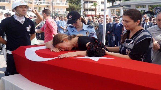 Gürcü çete vahşeti kurbanı polis son yolculuğuna uğurlandı