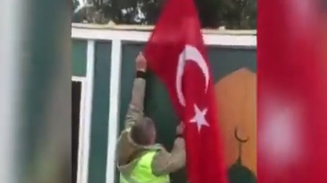 Hatay da  Türk Bayrağı  soruşturması!
