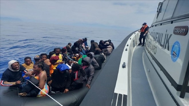 Hayata tutunuş... 46 düzensiz göçmen kurtarıldı!