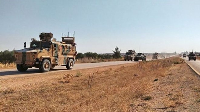 İdlib de kara devriyesindeki askeri araca saldırı