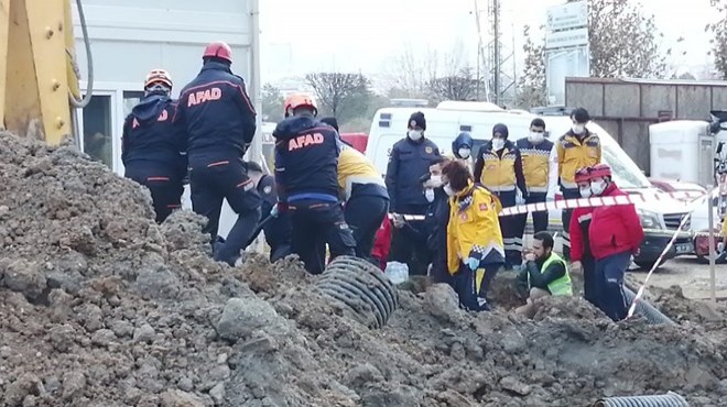 İnşaat alanında toprak kayması: 1 işçi öldü!