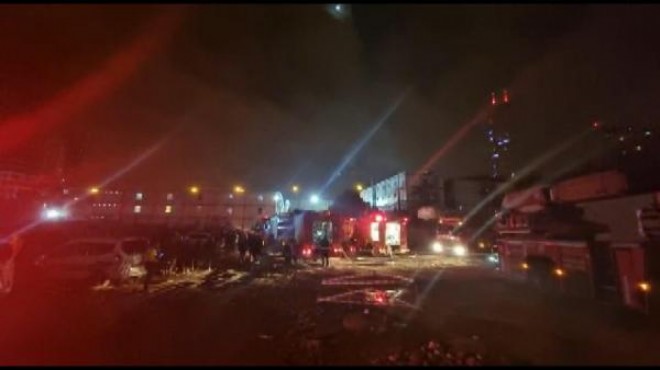İnşaat şantiyesinde yangın: 1 işçi öldü