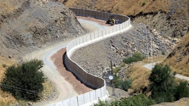 İran sınırına 43 kilometrelik duvar örüldü