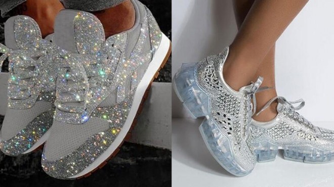 Işıltılı sneaker modelleri kaba ayakkabıların tahtını sarsıyor