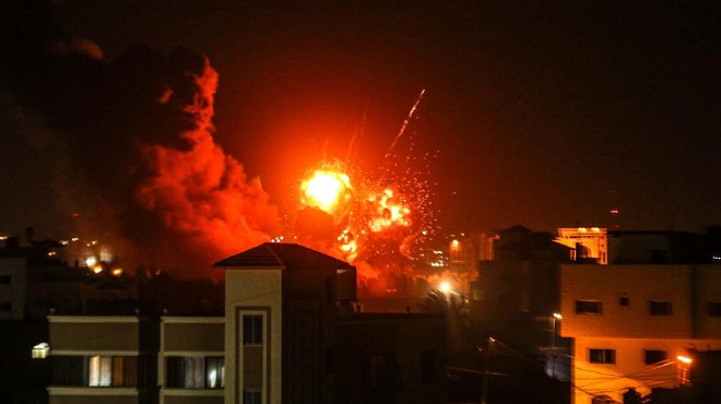 İsrail ordusu, Gazze de 120 hedefi vurdu