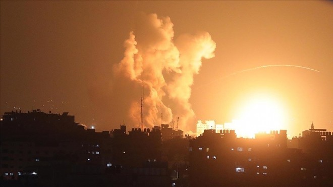 İsrail savaş uçakları, Gazze yi bombaladı!