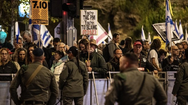 İsrailliler den Netanyahu karşıtı gösteri
