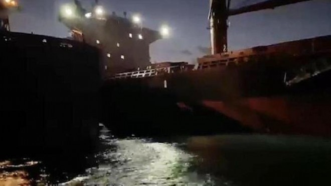 İstanbul Boğazı nda iki gemi çarpıştı!