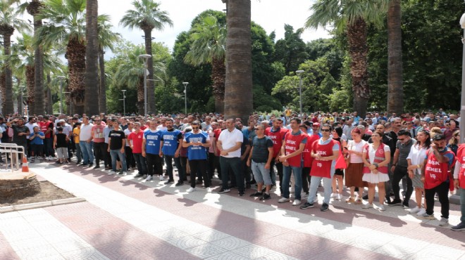 İZENERJİ çalışanları Büyükşehir e yürüdü...  Fedakarlık zamanı belediyelerde! 