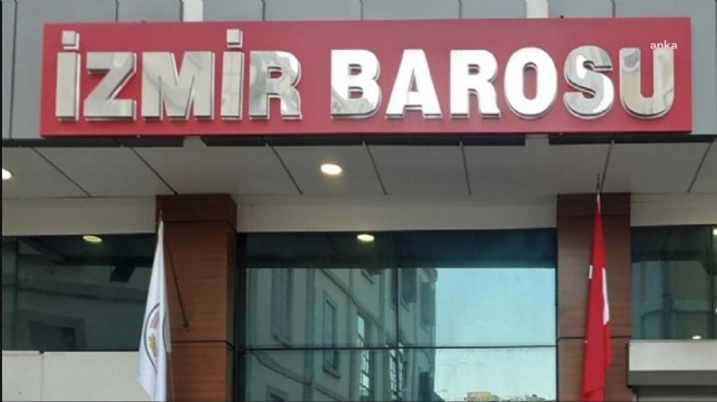 İzmir Barosu ndan  kimyasal gözaltı  açıklaması!