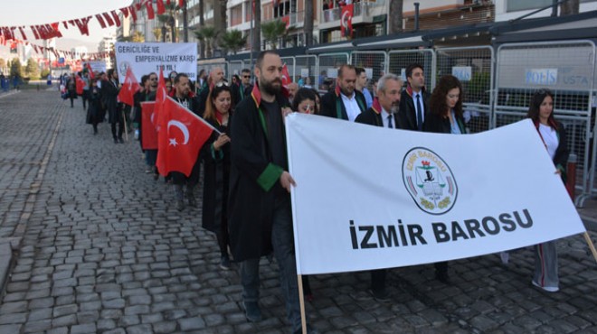 İzmir Barosu ndan Valiliğe  20 kişi  tepkisi!