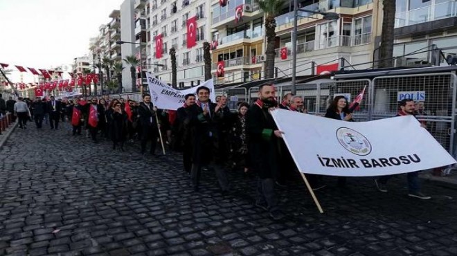 İzmir Barosu: Sözümüz var, Cumhuriyeti koruyacağız!