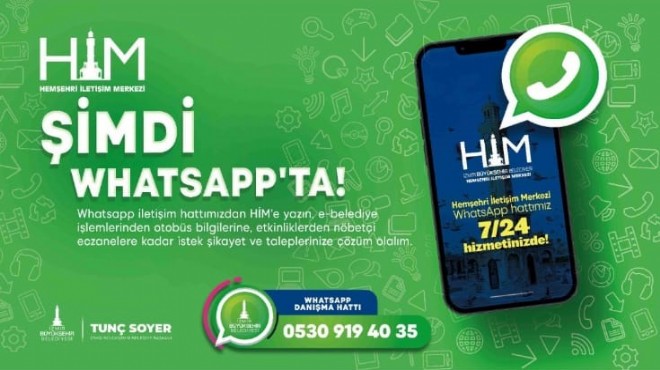 İzmir Büyükşehir Belediyesi, WhatsApp’a bekliyor!