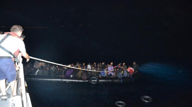İzmir de 23 kaçak göçmen yakalandı, 67 kaçak göçmen kurtarıldı