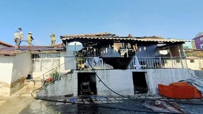 İzmir de acı son... 3 yaşındaki Derman yangın kurbanı!