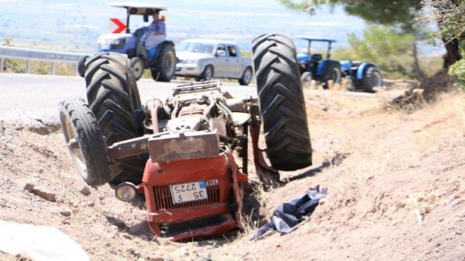İzmir de acı son: Arkadaşının traktörünü tamire götürüyordu...